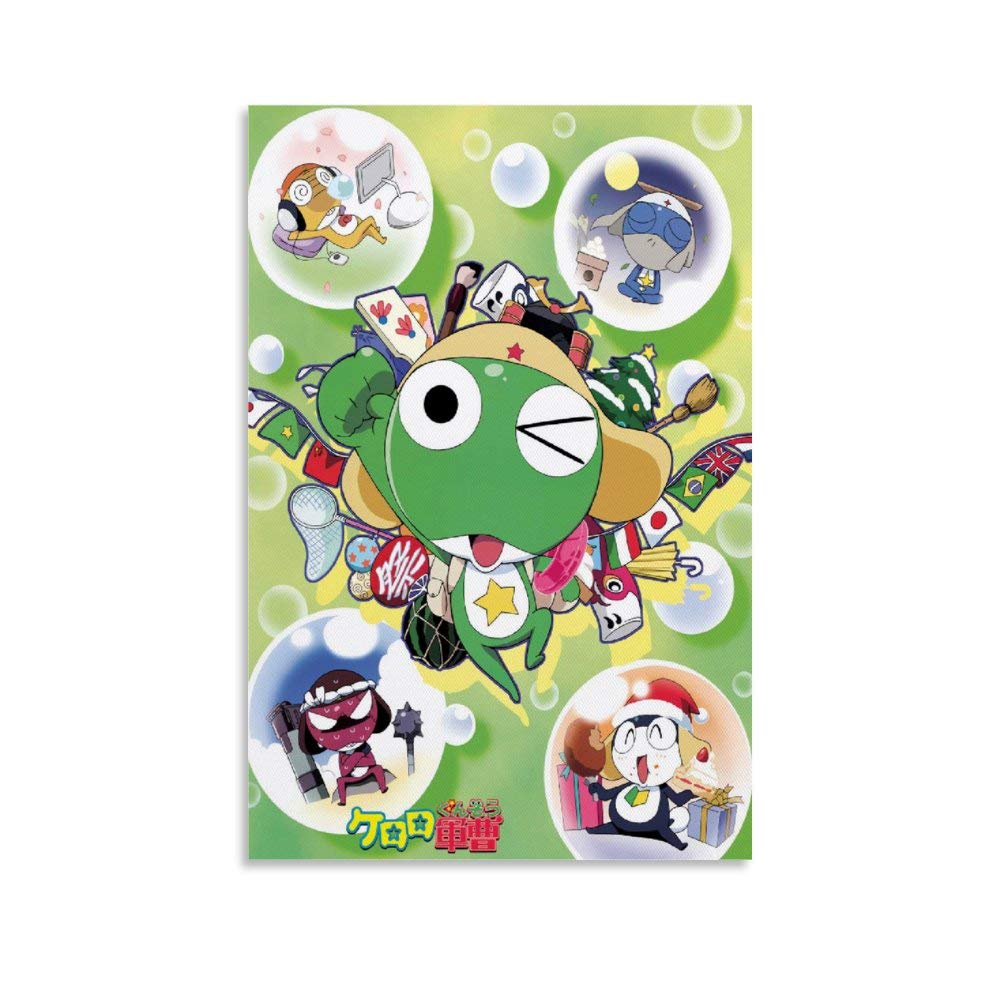 YOUCAI Anime Poster Sgt. Frog Keroro Gunsou Poster Decorative Painting Canvas Wall Art Living Room Posters Bedroom Painting 12x18inch(30x45cm)
