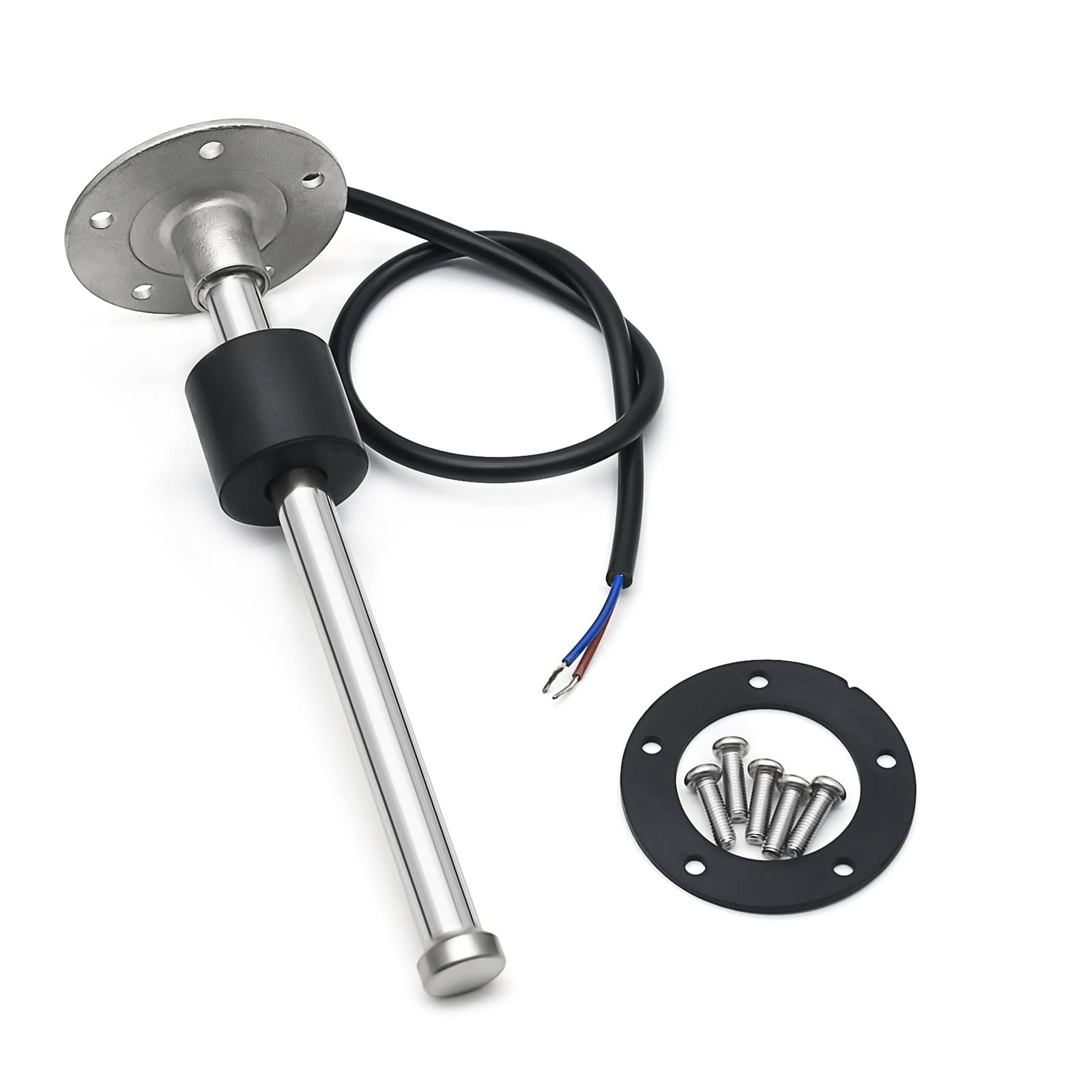 Indicador de nivel de combustible Indicador de nivel de combustible de 52MM con indicador de nivel de tanque de combustible líquido 150 200 250 300MM Nivel de combustible 0-190ohm Medidor de nivel de