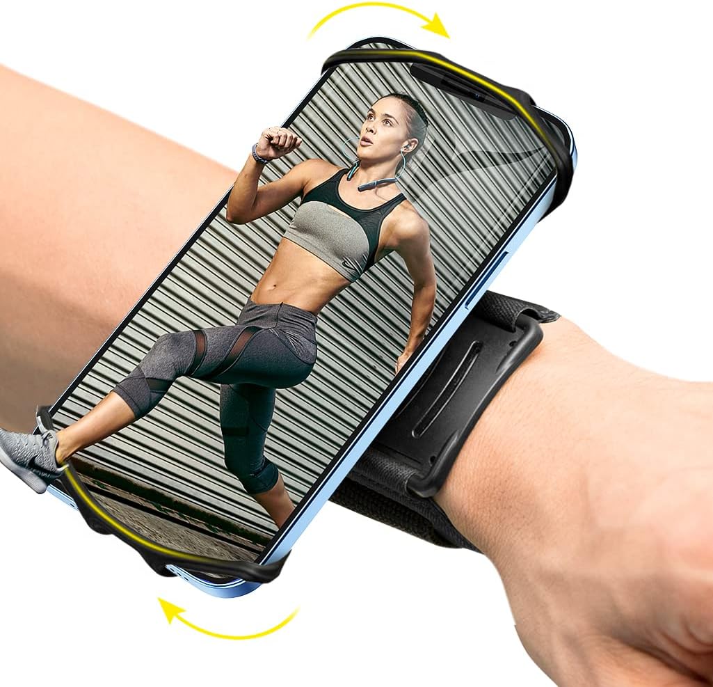 VUP Wristband Phone Holder, 360° Rotatable Forearm Armband