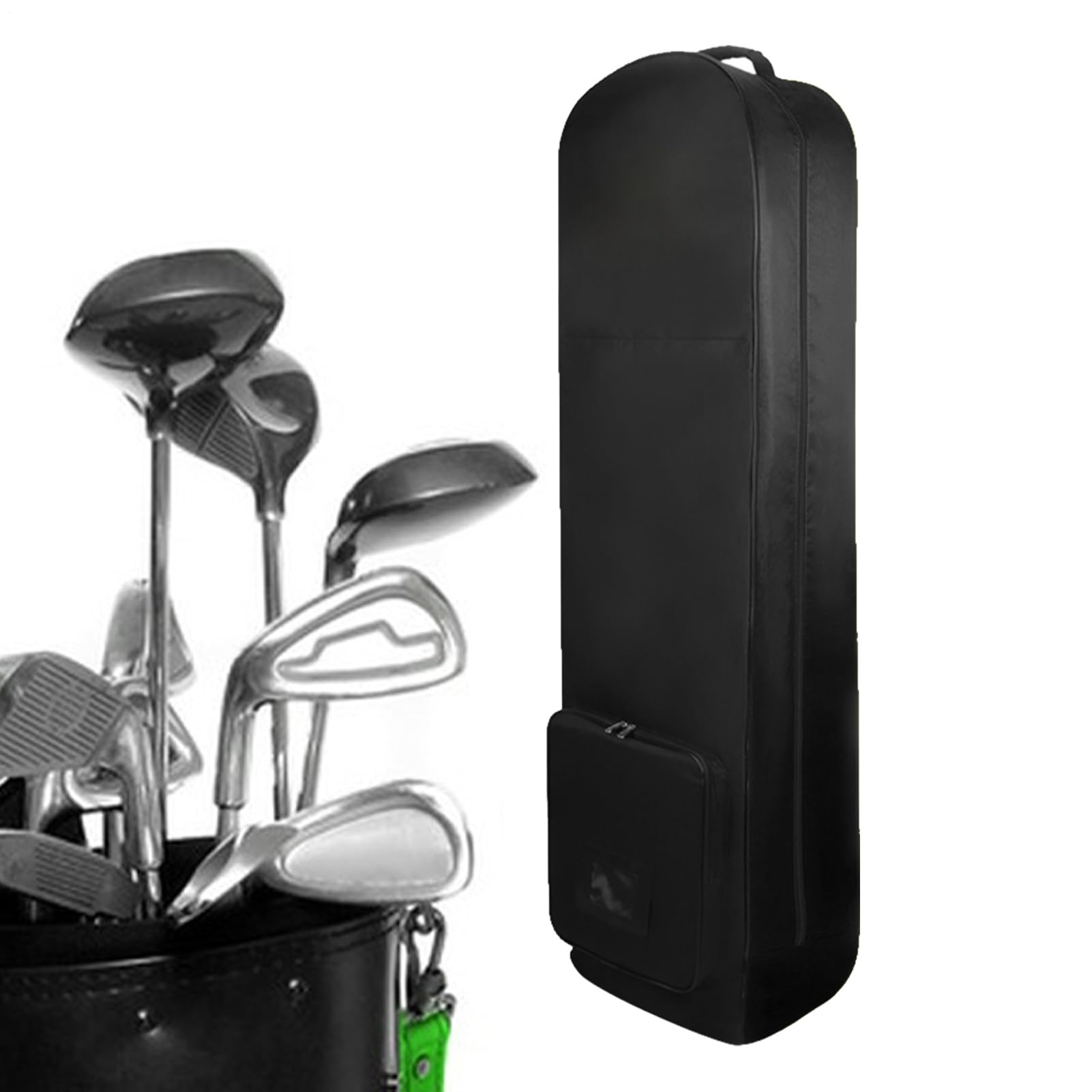 Borsa da viaggio da golf, borsa da viaggio per aereo, resistente all'usura, pieghevole, accessorio portatile e leggero, per golfisti, escursioni