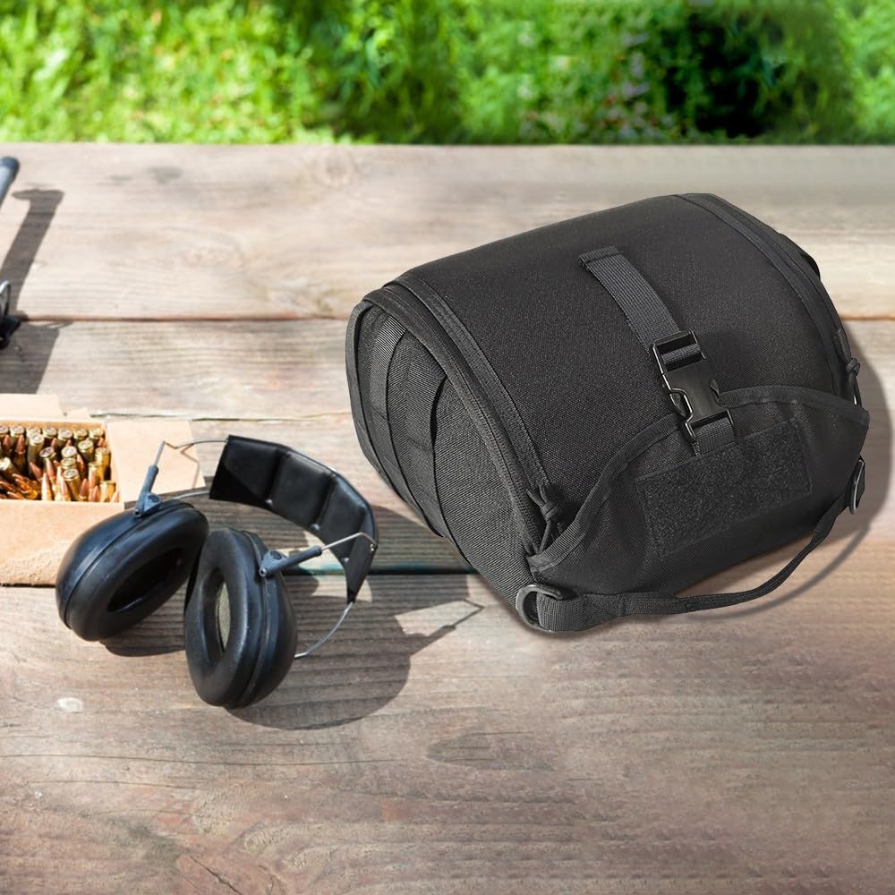 Bolsa para casco deportivo, ligera, antiarañazos, para casco Molle, Airsoft, bolsa de almacenamiento acolchada para deportes, caza, tiro, combate