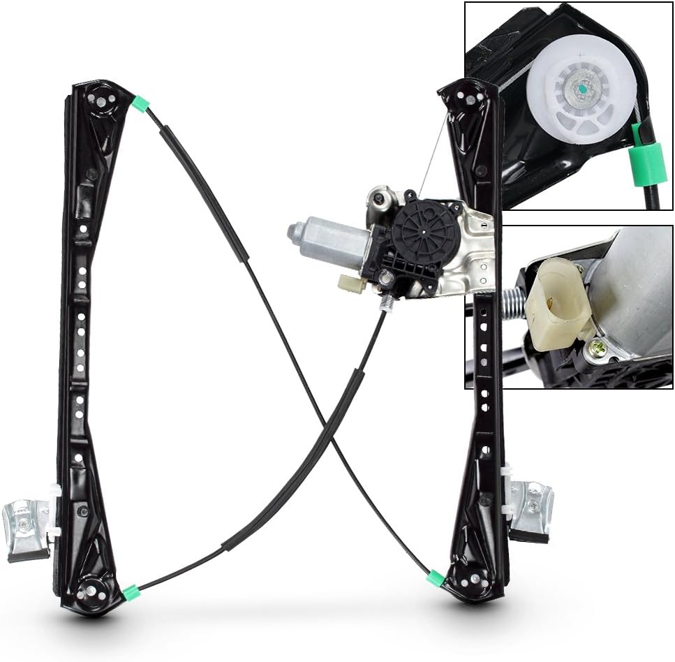 AKKON - for New Front Passenger Right Side Power Window Regulator w/Motor for 2000-2002 Lincoln LS Jaguar S-Type