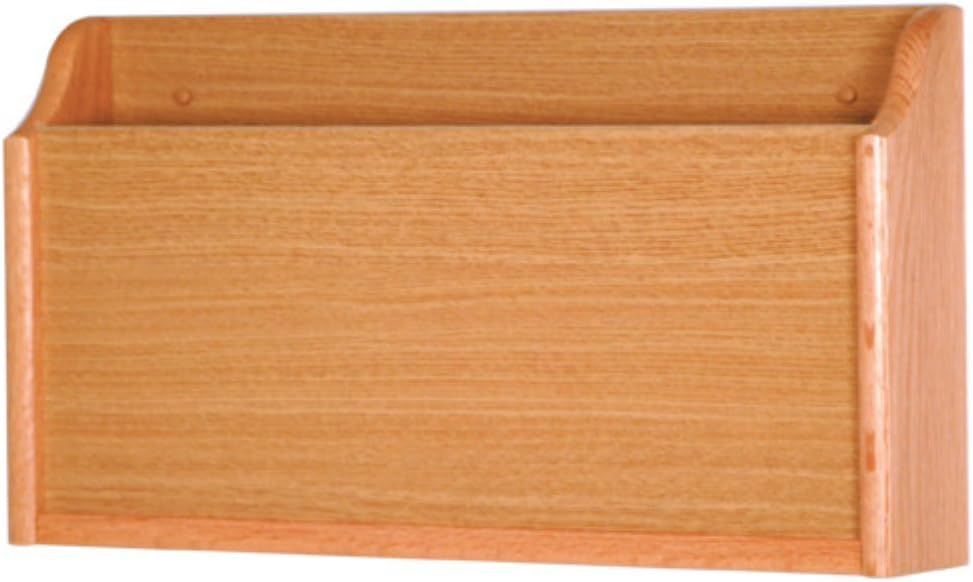 Wooden Mallet X-Ray Wall Pocket, Mahogany