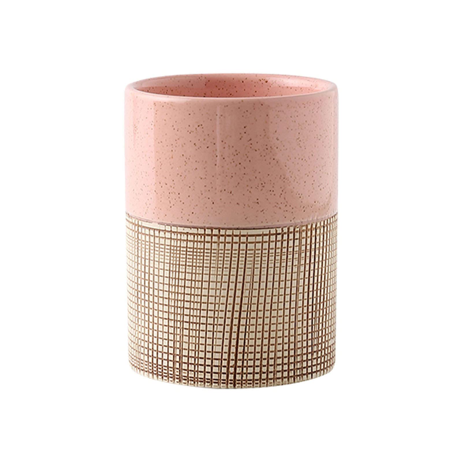 Kubek na szczoteczkę do zębów, kubek do płukania ust / 8x8x10cm ceramiczny kubek na szczoteczkę do zębów, porcelanowy kubek łazienkowy, uchwyt na szczoteczkę do zębów, kubek łazienkowy-f-8x8x10cm (Co