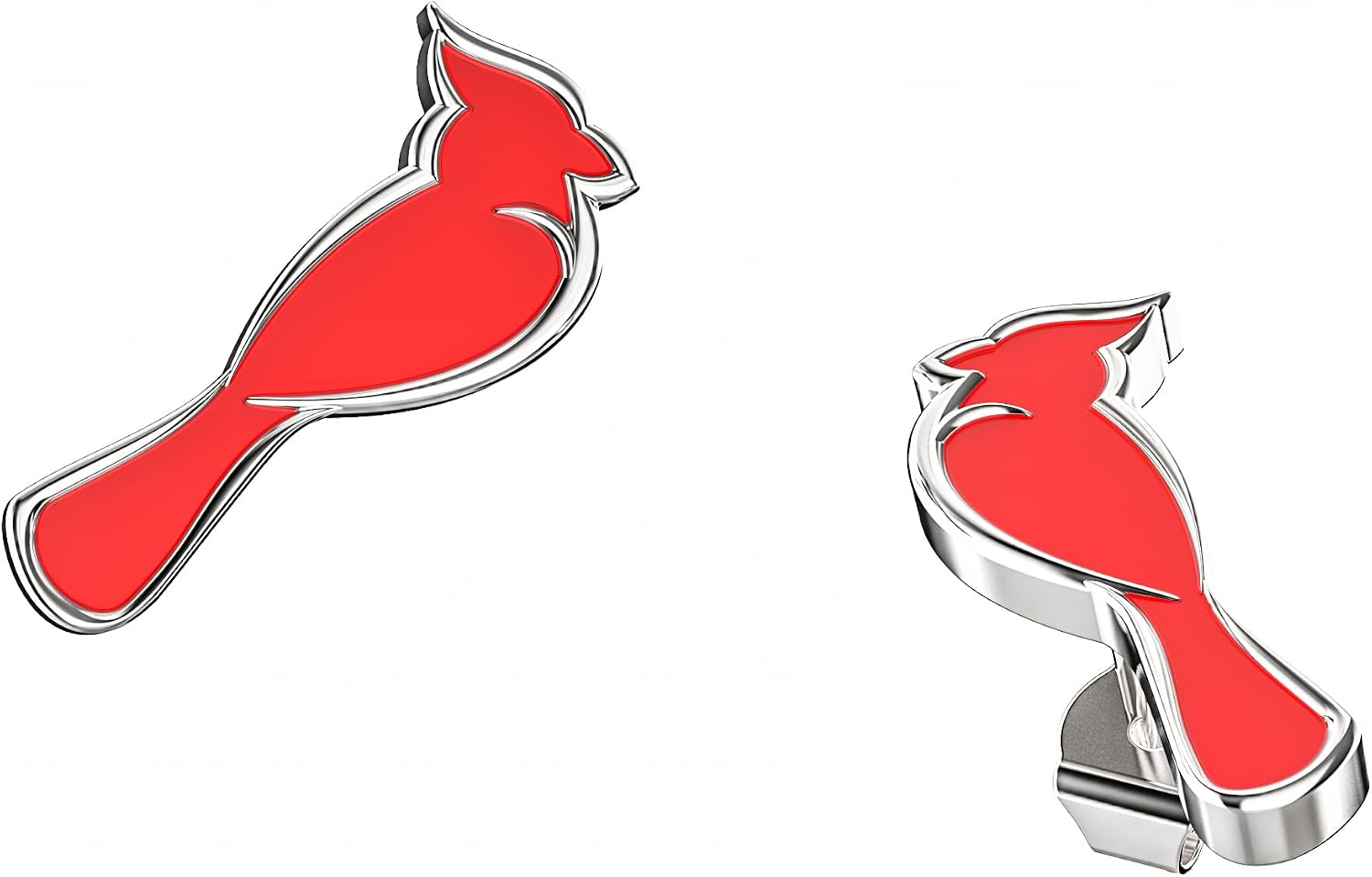 Red Cardinal Earrings with “Cardinals Appear When Angels Are Near” Gift Card image 2