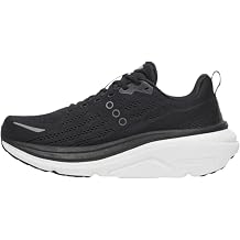 Saucony Men's Hurricane 25, Black/White, 10 Wide