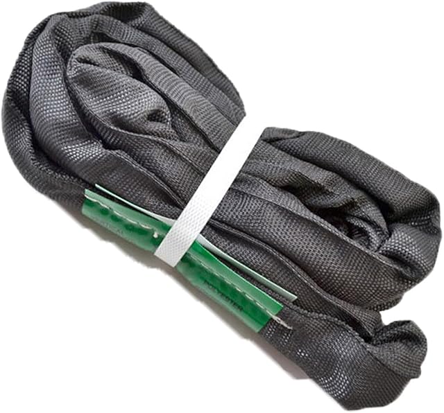 runner deer Black Spanset Round Slings for Aerial Lyra Hoop Rig Aerial Silks Handing, Polyester Lifting Strop, Working Load Limit for Round Sling  2 Tonne, Multiple Spanset Sizes