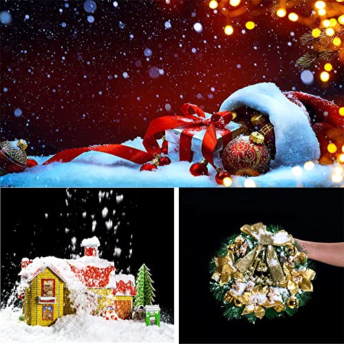 Ielek Christmas Artificial Snow 19 Ounces Instant Snow Powder Xmas Decorations For Slime Winter Mantle Village, Nativity And Christmas Ornament #TOP5