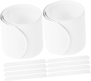 Hemobllo 50 piezas Pulseras de Bofetadas Blancas DIY para Pulseras de Mano y Adorables Juguetes para Manualidades y Fiestas Infantiles