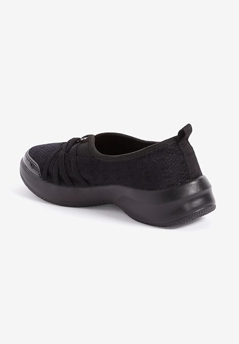 Comfortview Women's Wide Width The Greer Athletic Sneaker