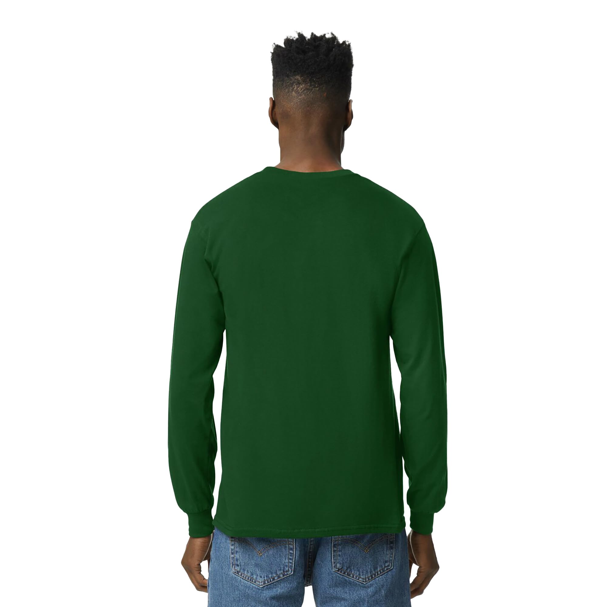GILDAN Koszula męski Ultra Cotton Adult Long Sleeve T-Shirt, 2-Pack