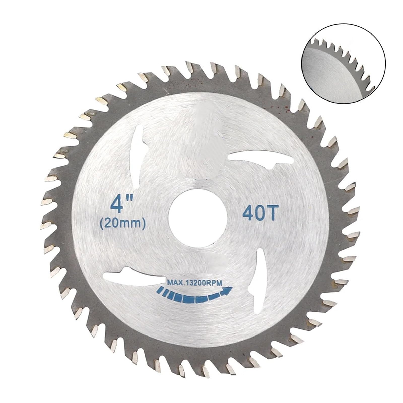 Disco da taglio for legno in carburo 110 mm con denti 30/40 for smerigliatrice angolare(1Pc 30T)