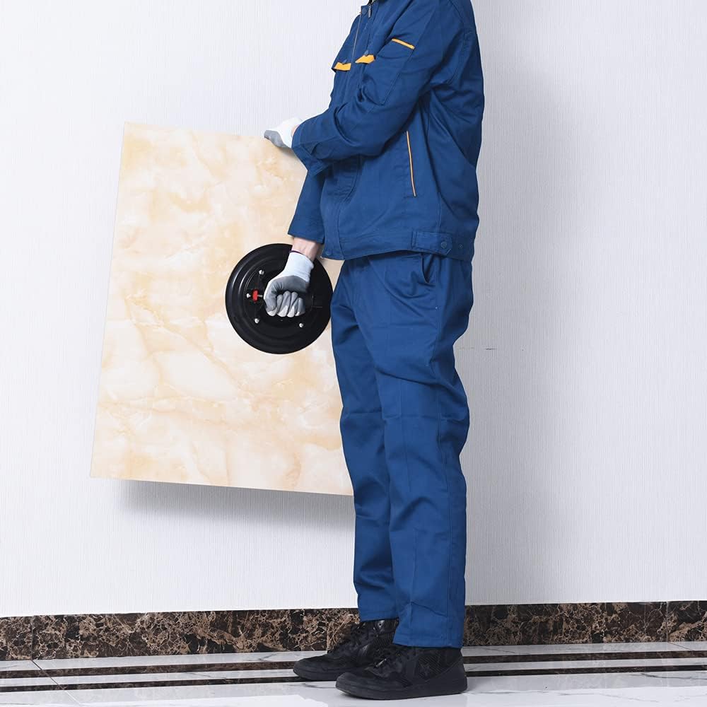 Glass Suction Cup to Lift Large Glass Tile, 8" Heavy Duty Industrial Vacuum Suction Cups Lifter for Replace/Lifting Window, Granite, 240 lbs Load Capacity : Everything Else