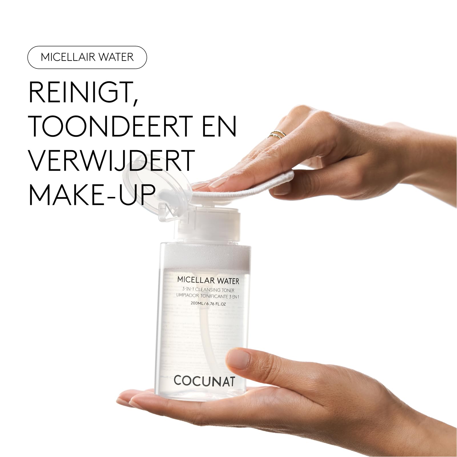 COCUNAT Mizellenwasser + The Absolute Feuchtigkeitsspendend | Reinigungsset: Mizellenwasser + Anti-Aging-Creme, reduziert Falten, verbessert Feuchtigkeit. Hyaluronsäure.