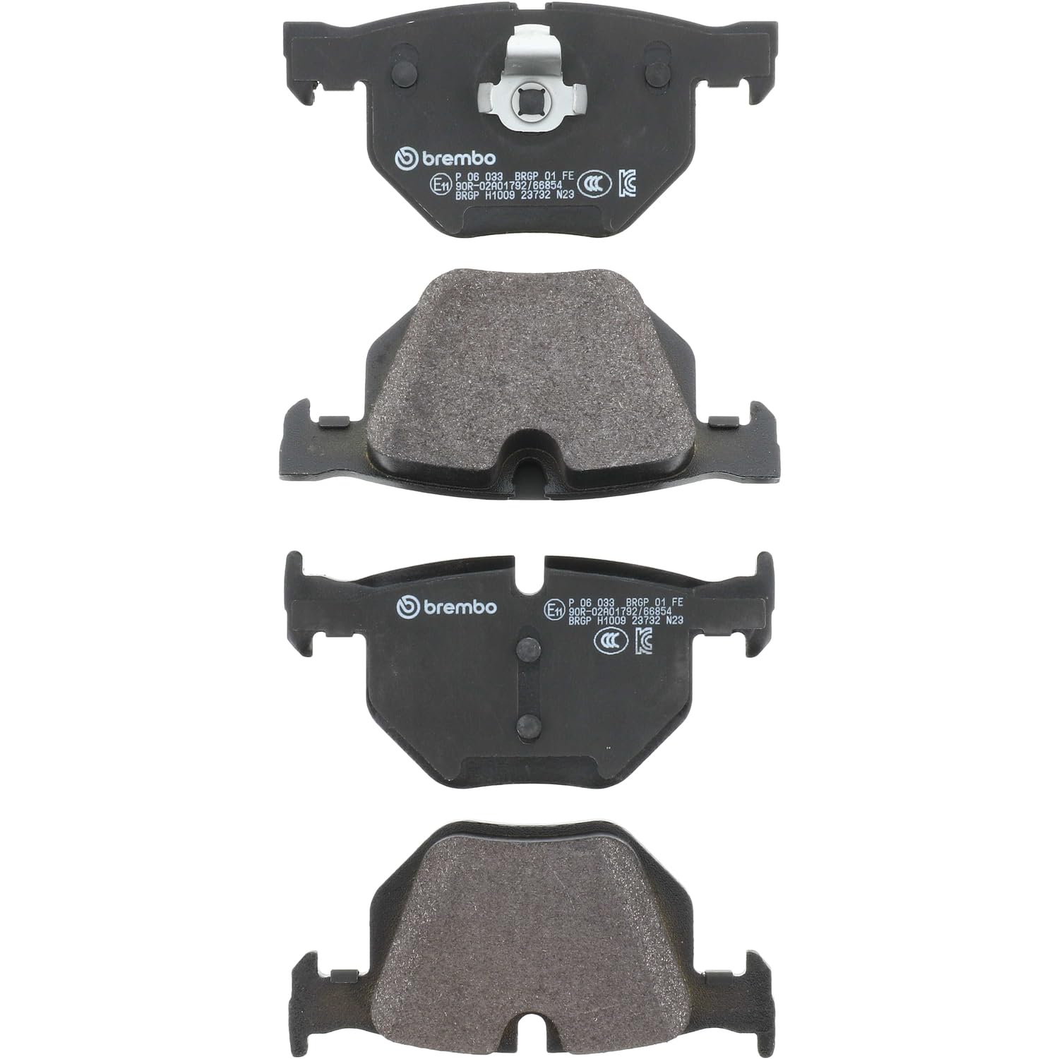 Brake Pads Set Rear P06033 Brembo 34212339276 34212339277 34212339278 23737 New
