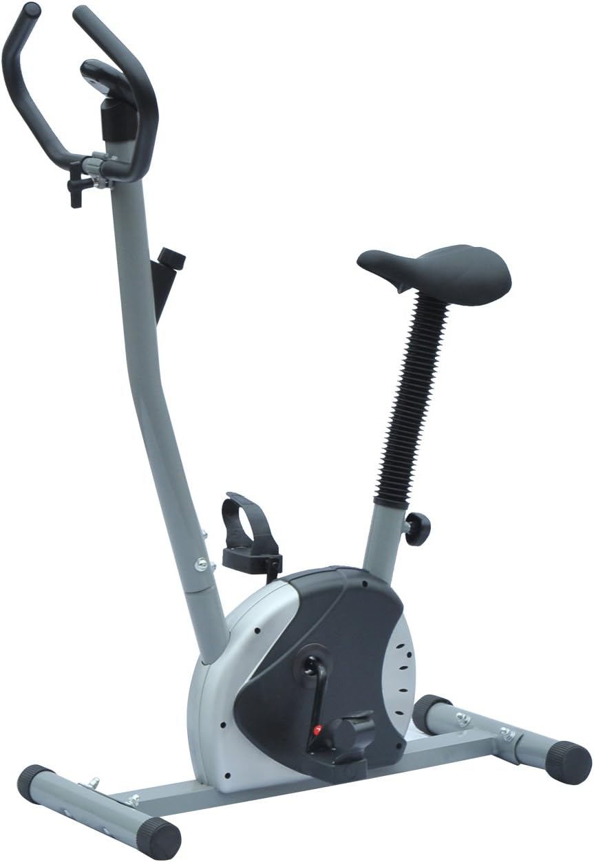 Soozier Upright Indoor Stationary Exercise Bike with LCD