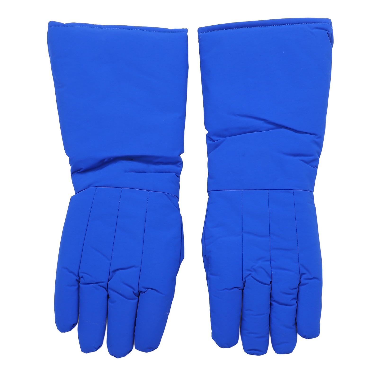 Asixxsix 2 Pcs Low Temperature Resistant Cryogenic Gloves, 48cm 4 Layer Construction LN2 Gloves for Liquid Nitrogen, Dry Ice, Cold Storage, Comfortable and Warm