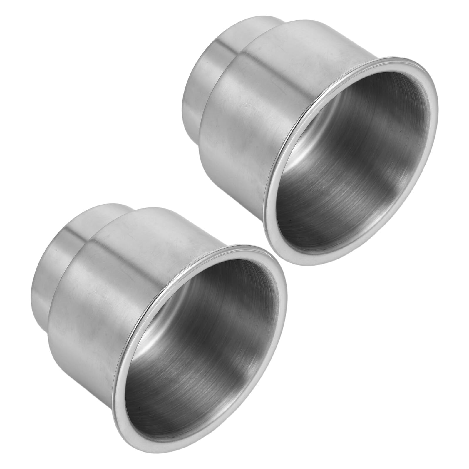 Porte-gobelet en Acier Inoxydable 316 Encastré avec Drainage, Lot de 2