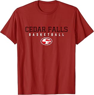 Cedar Falls Tigers Logo Basketball HS T-Shirt