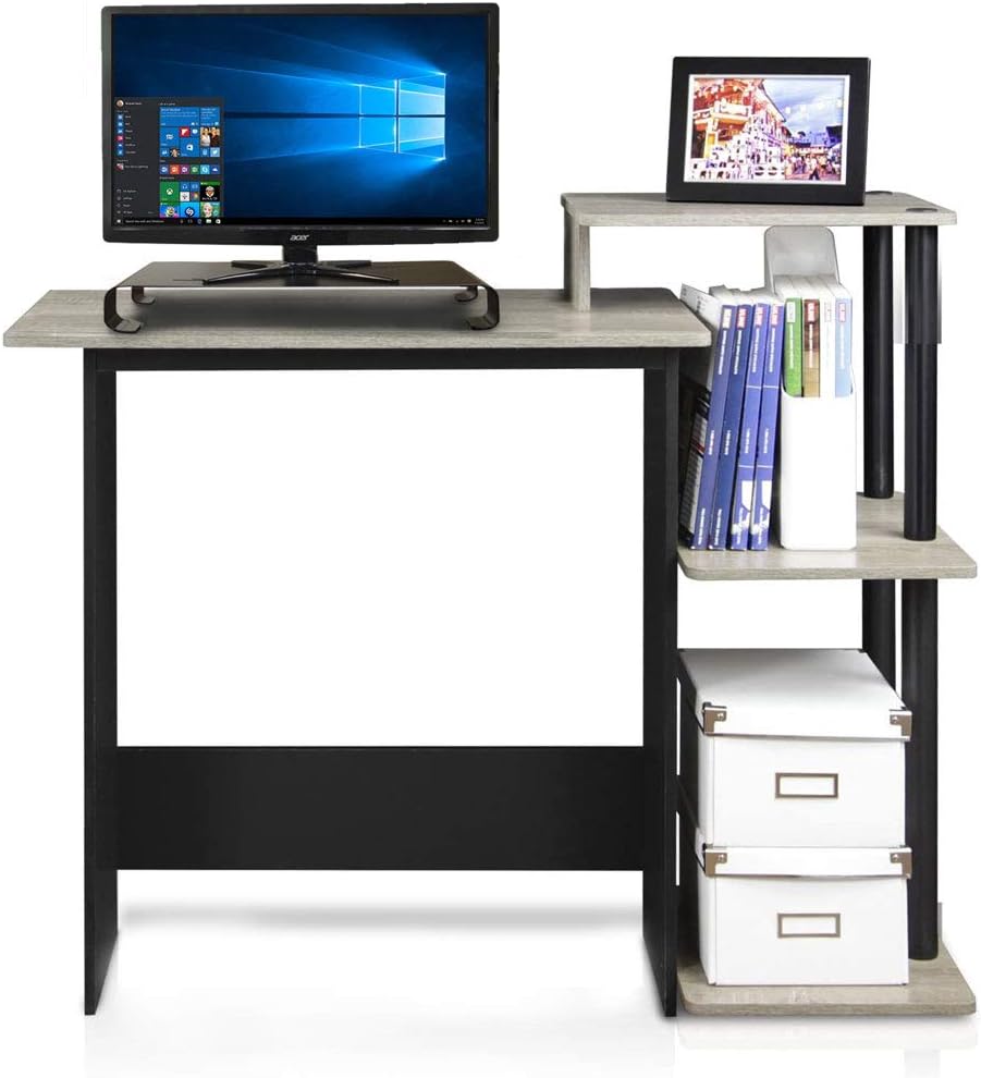 Syba Monitor Stand Riser for Computer, Laptop, Printer, Notebook and All Flat Screen Display with 19" platform and 3" height With USB 3.0 Hub, Black