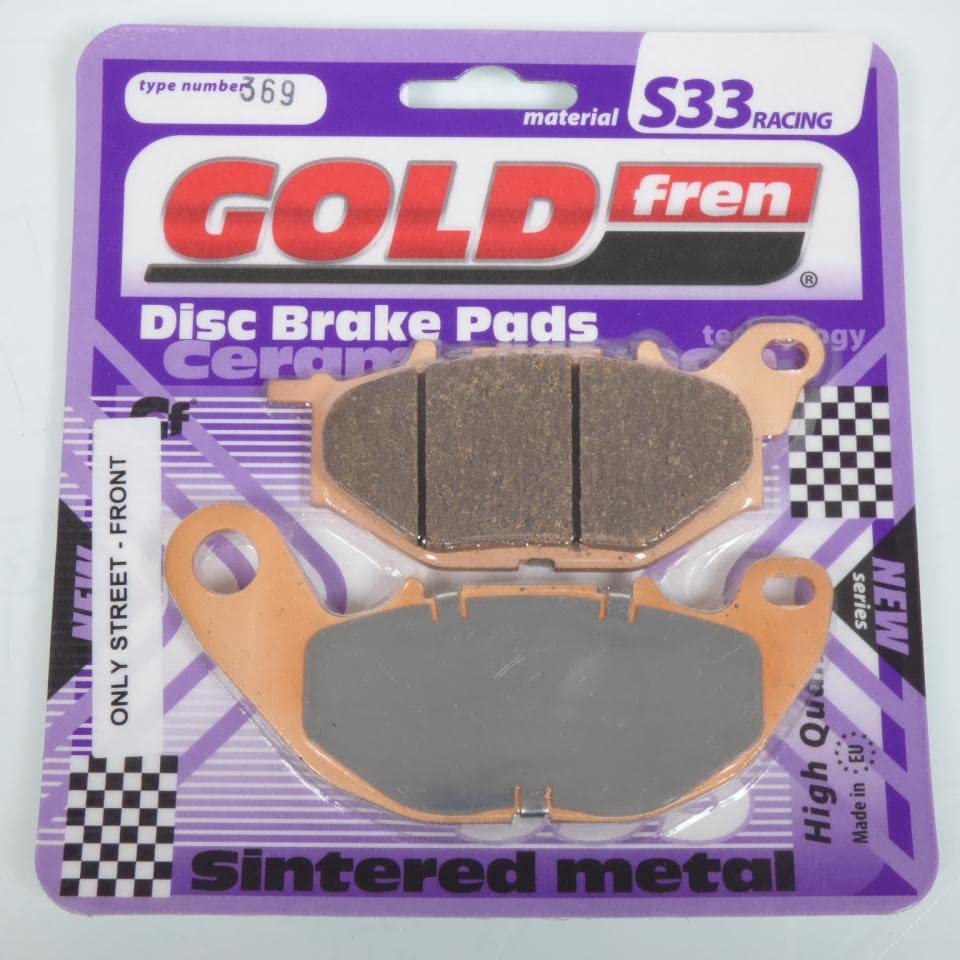 Plaquette de frein Gold Fren pour Yamaha 300 YZF R3 ABS 2015-2018 AVG