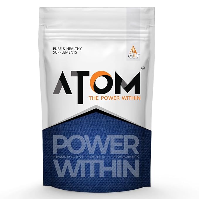 AS-IT-IS ATOM PWR Weight Gainer 1kg | 61.1g Carbs & 8.8g Proteins | Easy Source of Weight-Gaining calories | Boosts Workout Performance | Double Rich Chocolate Flavor