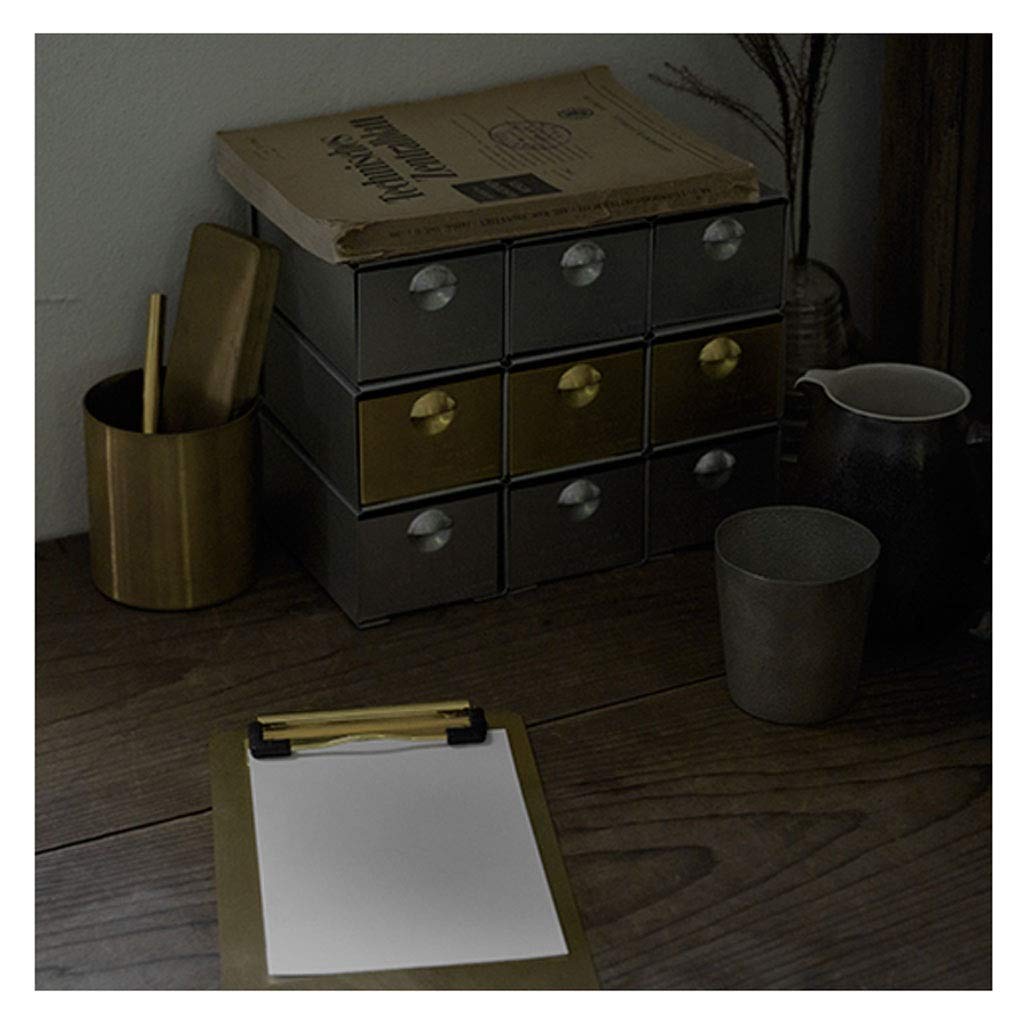 TOMYEUS klemmbrettmappe A4 Klemmbrett Goldene Edelstahl Metall Legal Pad MENU MENU SCHREIBEN BOOD Office SUPPINGS MIT Hängenden Lochordner Lose Blatt Klemmbrett-Mappe (Size : A)
