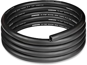 EVIL ENERGY 5/16" Heater Hose Coolant Radiator Straight 100PSI SAE 20R3 10FT Black