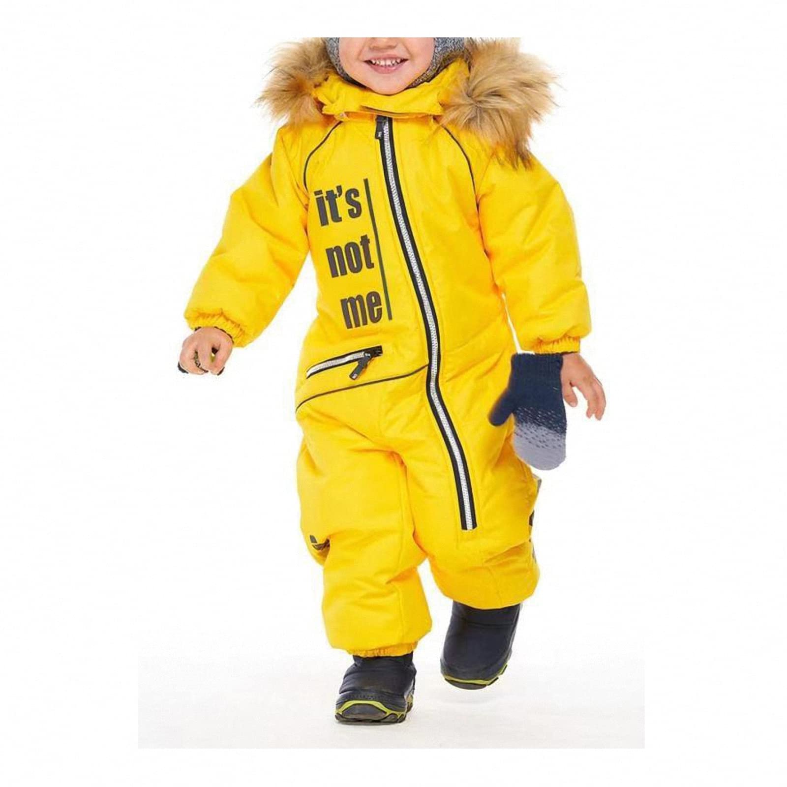 Tute da Sci Stampate in Un Unico Pezzo Bambino,Giacca Giubbino Sci Snowboard Esterni in Stile Americano,Soft Shell Snowsuit Cotone Cappotto Neve Invernali Ragazzi/Ragazze