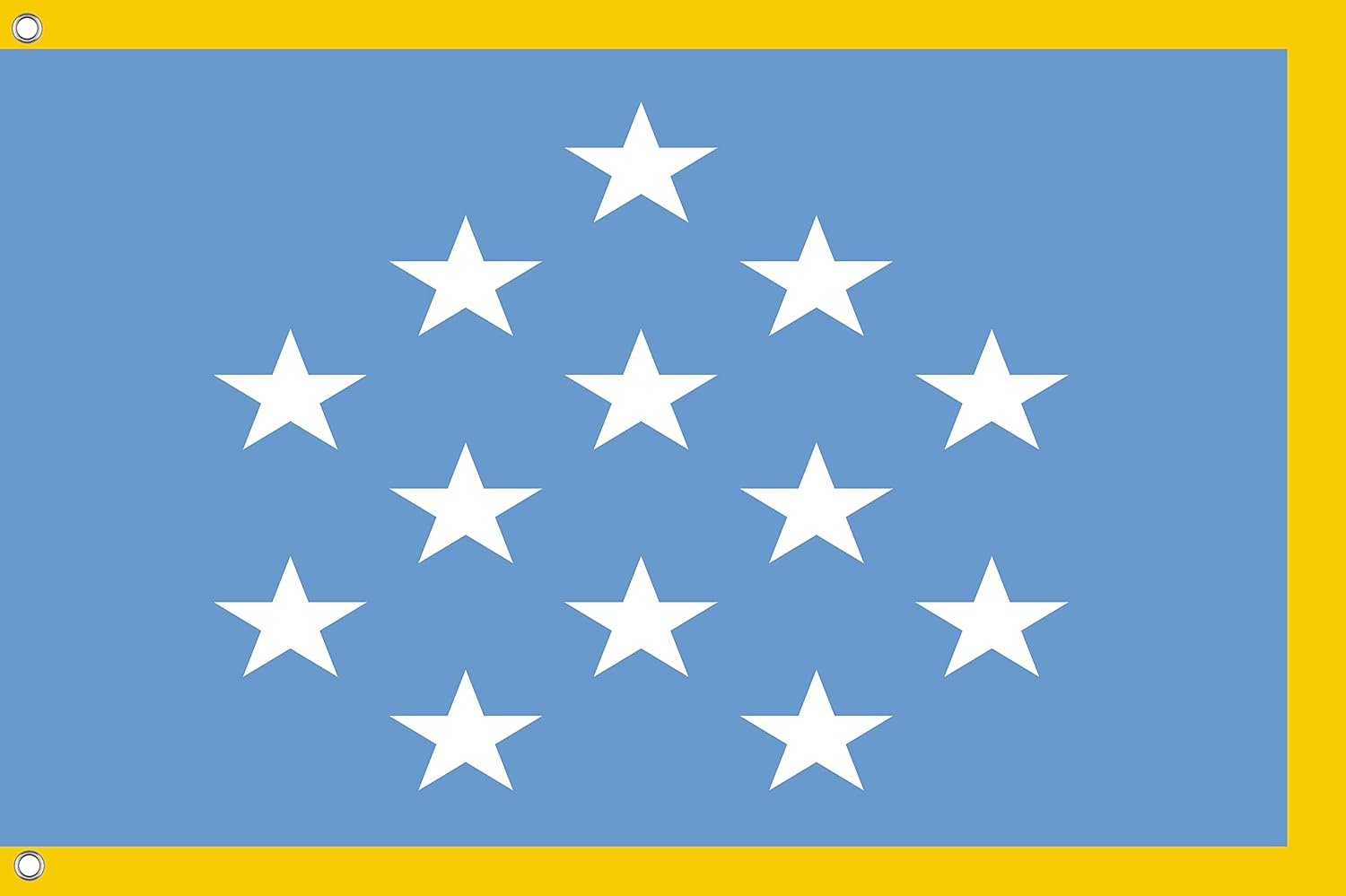 US Medal of Honor Flag with Gold Fringe, Unique Design Print, Flags for Indoor & Outdoor Use, Durable Stitching, Bright Colours, Reinforced Fabric, Size - 3x5Ft / 90x150cm