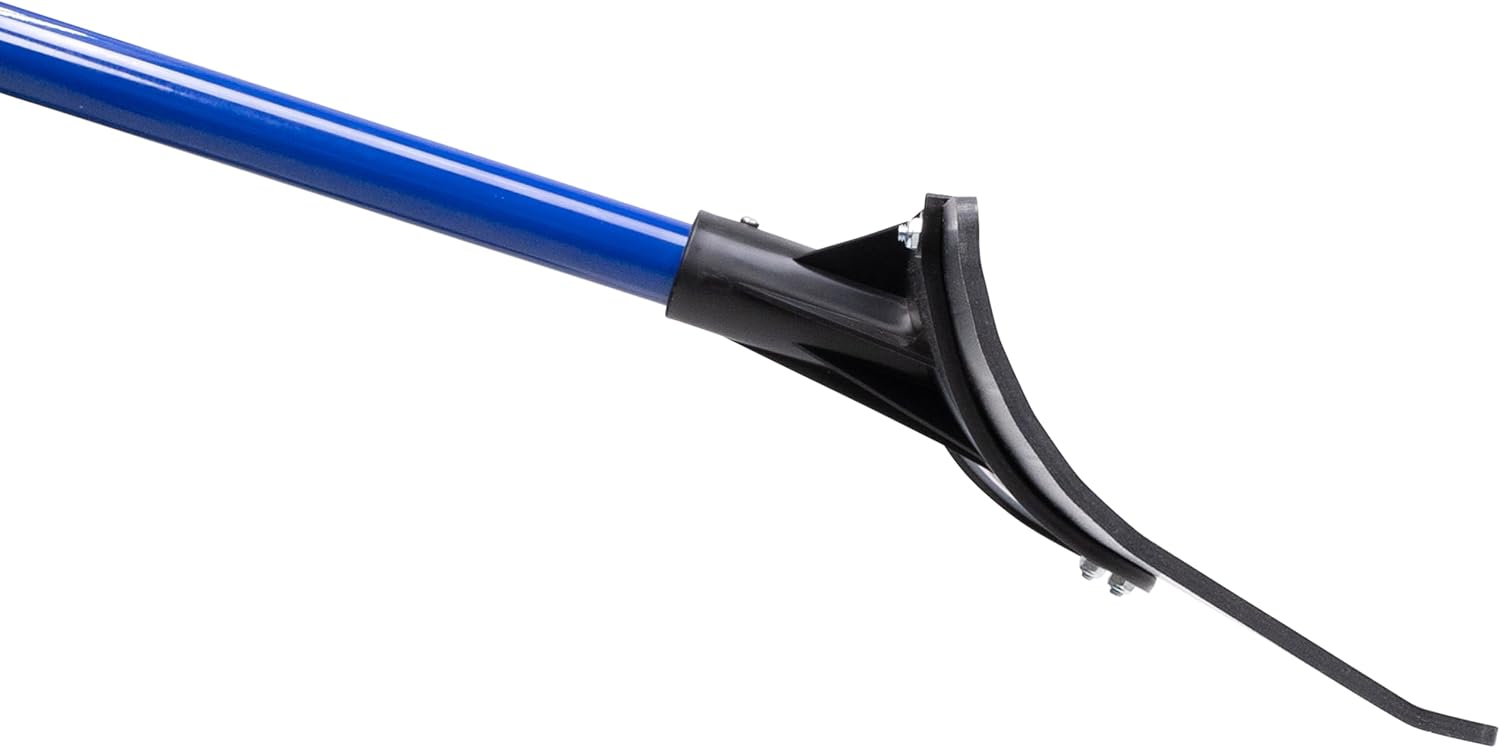 Marshalltown Polar Pusher 24 Inch Snow Pusher Shovel, Lightweight Non-Stick UHMW Blade Makes Plowing Snow Easy, Made in The USA, SNOWP24