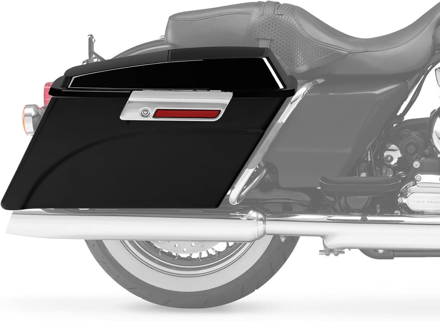 TCMT Hard Saddlebags 6x9" Speaker Lid Latch Key & Liners Carpet Insert Fits For Harley Touring Models CVO Road Glide Road King Street Glide Electra Glide Ultra Classic 1994-2013
