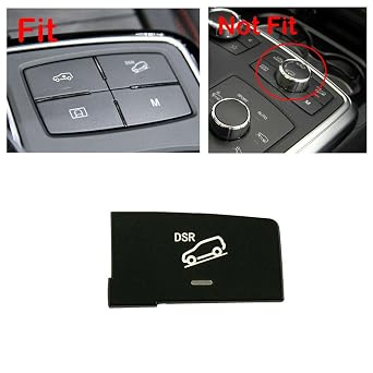 Center Switch Button Caps DSR Button Compatible for Mercedes-Benz ML GLE GLS W166 X166 W292 Repalces OE# 166905135