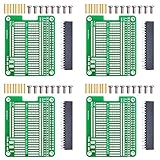 GeeekPi 4x prototipo Breakout DIY Breadboard PCB Shield Board Kit para Raspberry Pi 4B y...