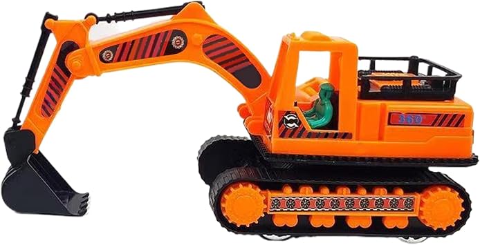 Kids Excavator Car - Rotating Play Machine, Construction Toy Car | Inertial Engineering Truck, Realistic Excavator Model, Toys for Boys, Outdoor Sandbox, Kindergarten Playtime Adventure