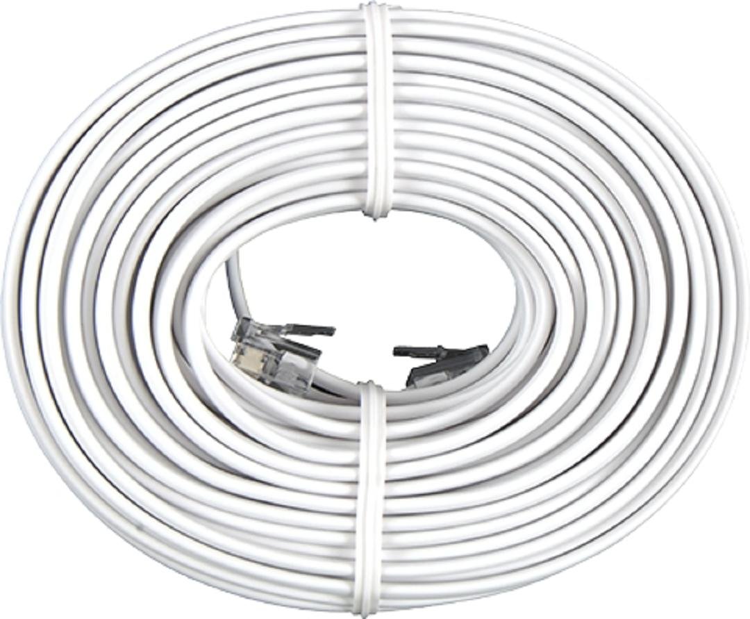 GE TL26530 Line Cord (50 Ft., White, 4-Conductor)