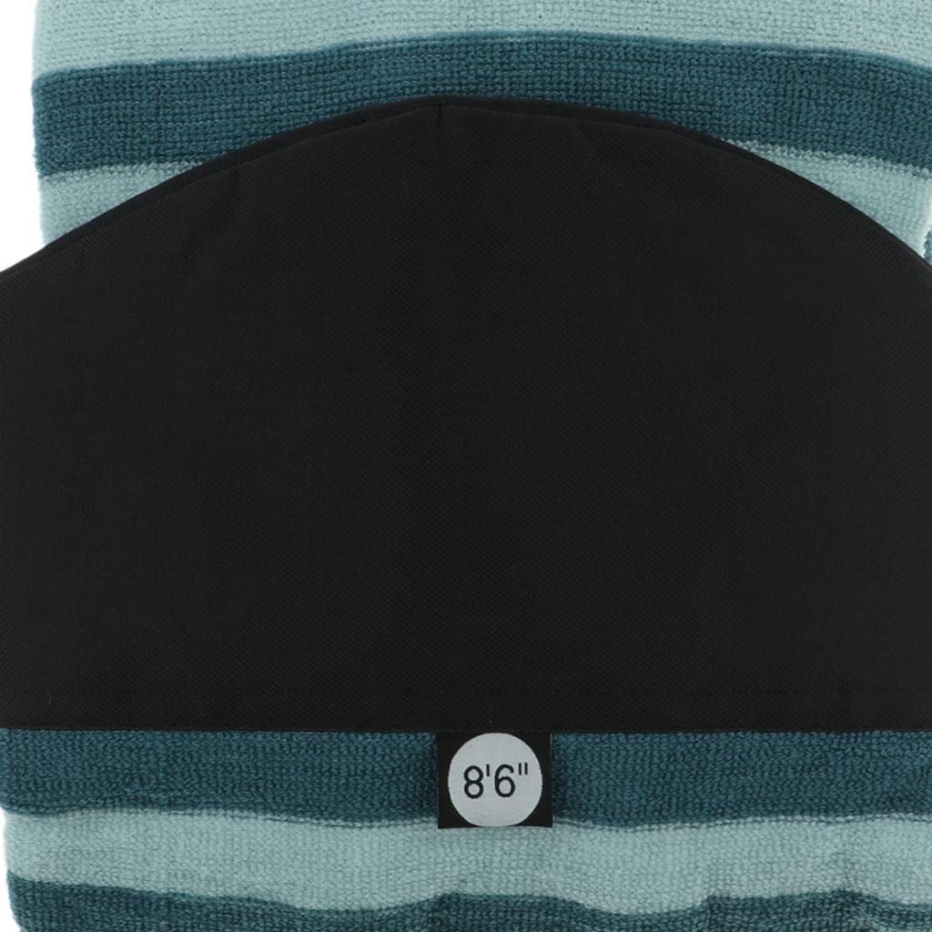 Perfeclan Surfbrett Tasche Schutzhülle für Surfboard Socke, Rund-Spitze, 8,6 ft
