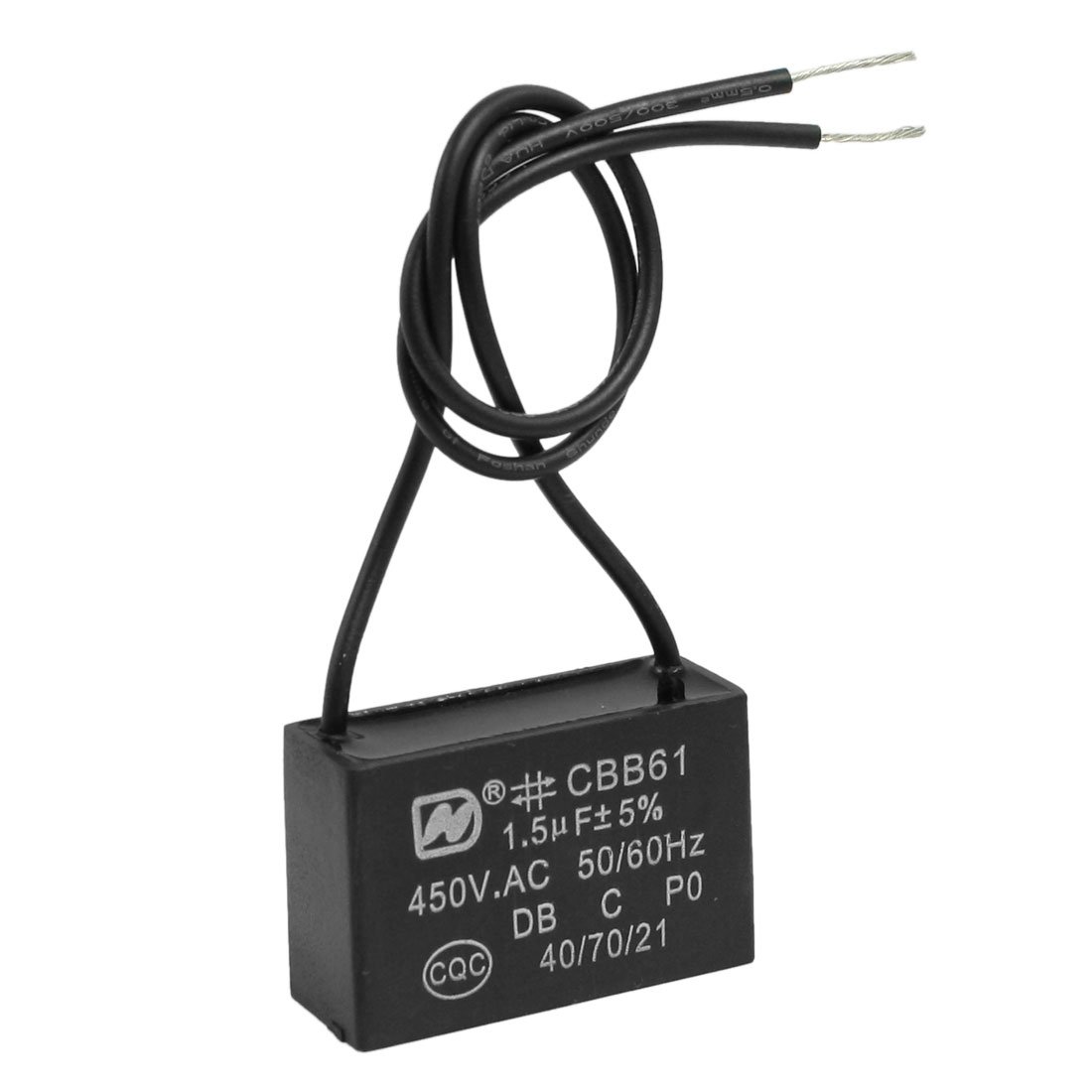 ACS Industrial Capacitors CBB61 Capacitor 450V 1/1.2/1.5/1.8/2/2.5/3/3.5/4/4.5/5/6/7/8/10/12/15/18/20UF Electronic Starter Fan Air Conditioning(450V 1UF General Purpose Industrial AC 1 5/8 In Shaft Diameter Motors - Foto 7