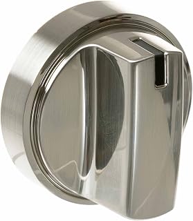 GE WB03X29300 Range Surface Burner Knob (Stainless Steel)