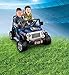 Power Wheels Hot Wheels Jeep Wrangler Ride-On Battery Powered Vehicle with Music Sounds & Storage for Preschool Kids Ages 3+ Years