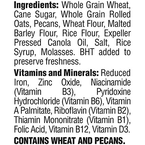 Post Great Grains Crunchy Pecan Whole Grain Cereal, 16 Ounce, (88168)