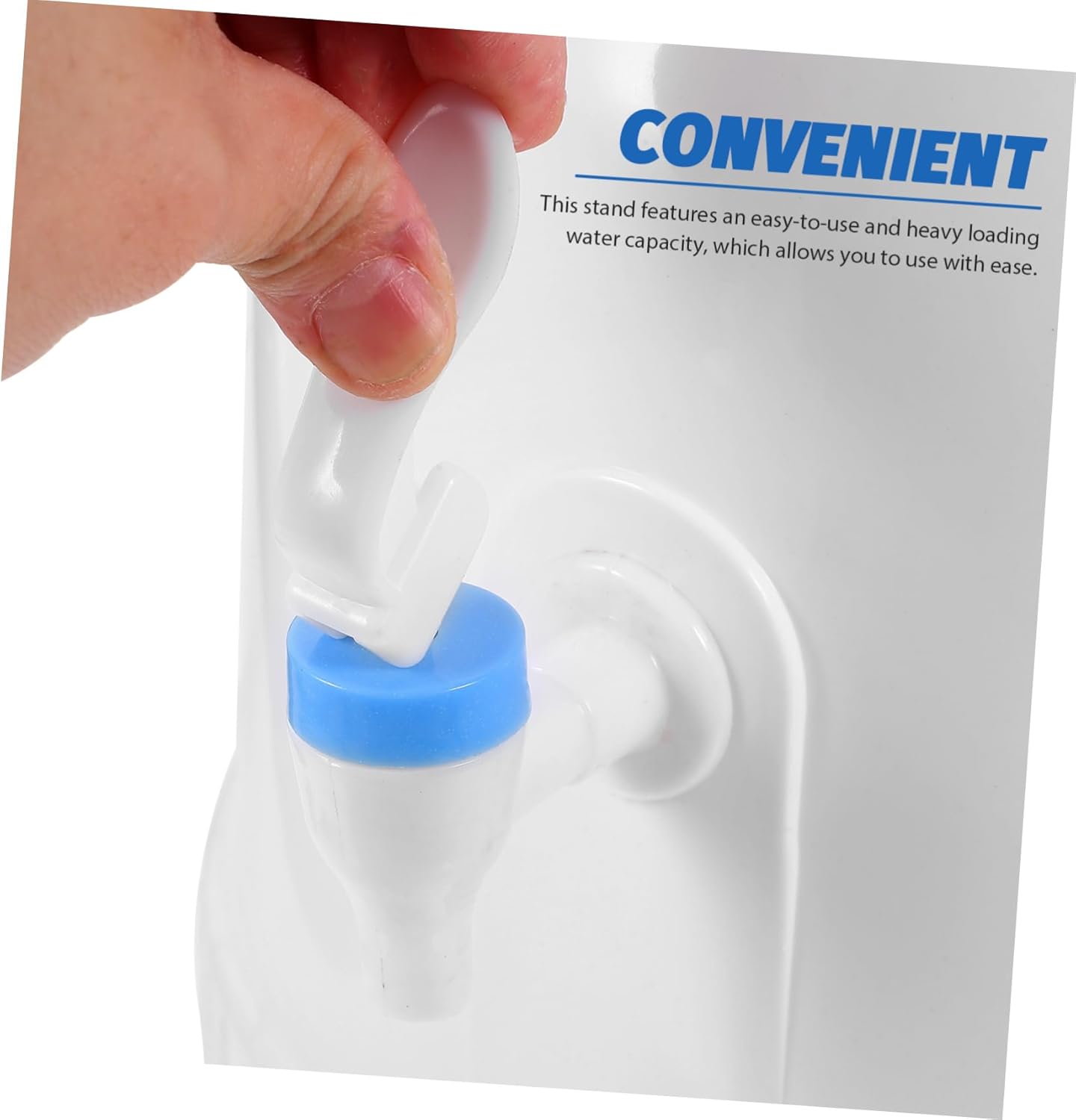 Drinking Bottle Stand Water Dispenser with Faucet Portable Cold Water Cooler for Desktop Compact and Anti-Slip Design for Home Office Camping and Outdoor Use