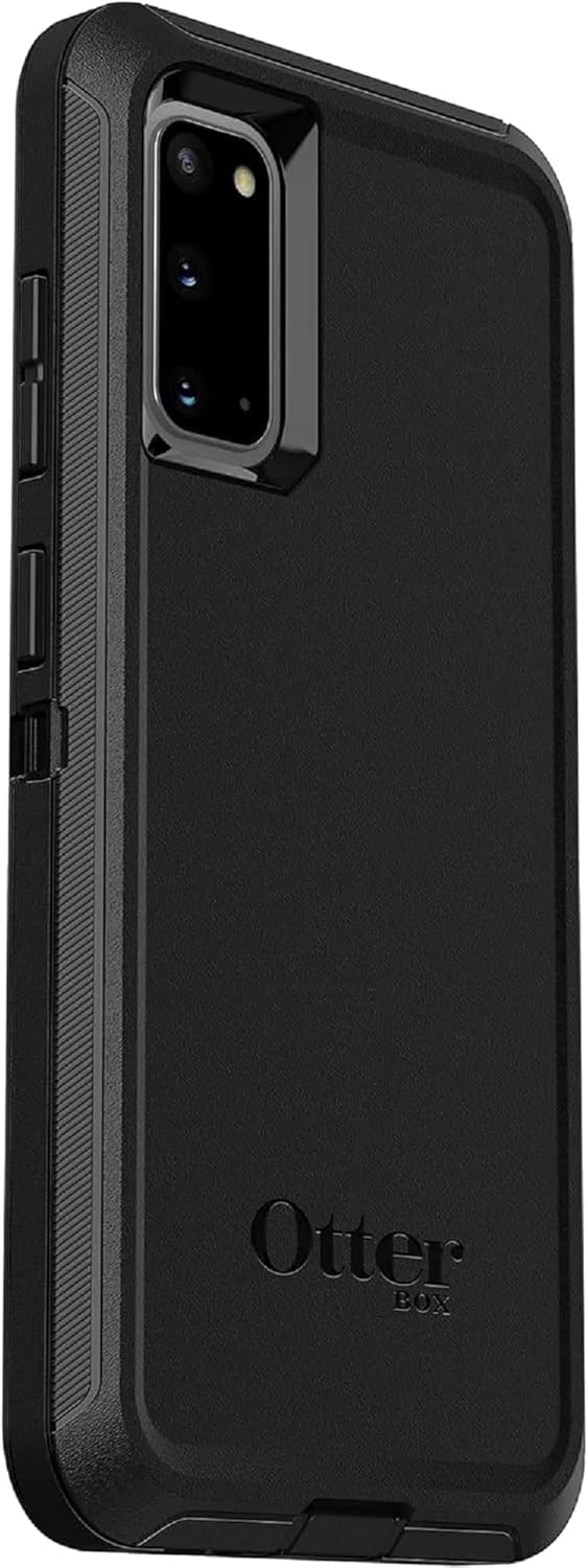 OtterBox Defender Series Screenless Edition Case for Samsung Galaxy S20 & S20 5G (Only) - Holster Clip Included - Non-Retail Packaging - Black