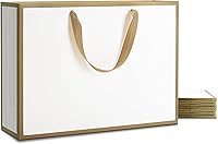 Vista 13 de YACEYACE - Bolsas de regalo rosas grandes, 10 unidades de 12.5 x 4.5 x 11 pulgadas, bolsas de regalo rosas de gran tamaño, bolsas de regalo rosas