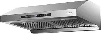GASLAND Master 30 Inch Under Cabinet Range Hood, 700 CFM for Heavy-Duty Cooking Kitchen Exhaust Fan, 3-speed Powerful Stove Vent Hood 67dB, Double Filters Vent Hood with 5000K LED light