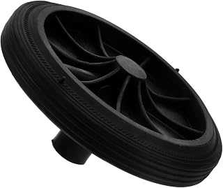 MUCKLILY Rueda De Repuesto Para Cubo De Basura Sólida y Práctica Fácil Instalación Ruedas Resistentes Para Contenedores De Basura Grandes De Accesorios Para Mover Cubos Exteriores
