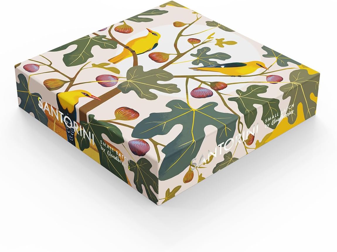 Cloudberries Santorini Jigsaw Puzzle, 1000 Piece Random Cut Jigsaw Puzzles for Adults, Small Batch by Cloudberries