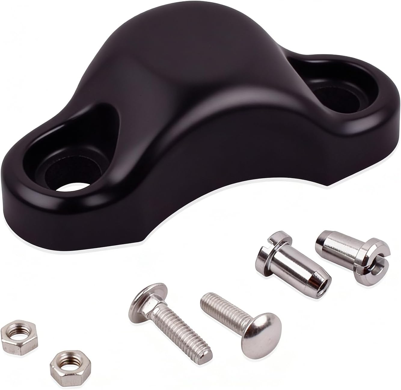 XTPTFABS Reel Seat Clamp/Rod Clamp Kit,Black,A Set,1.5 inch Center Hole | Fit for Most Reels Up to 4/0 Size TLD15/TLD20/TLD25/TLD30II (Two Speed),Trinidad&Torium 16 20 30 Offshore Conventional Reels
