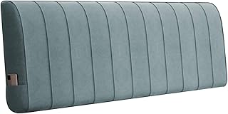 LIANGJUN Headboard Bed Backrest Cushion, Soft Case Reading Pillow, Back Support Lumbar Pad for Hotel Bedroom Double Bed for Bed Without Headboard, Thickness 11cm, 6 Colors
