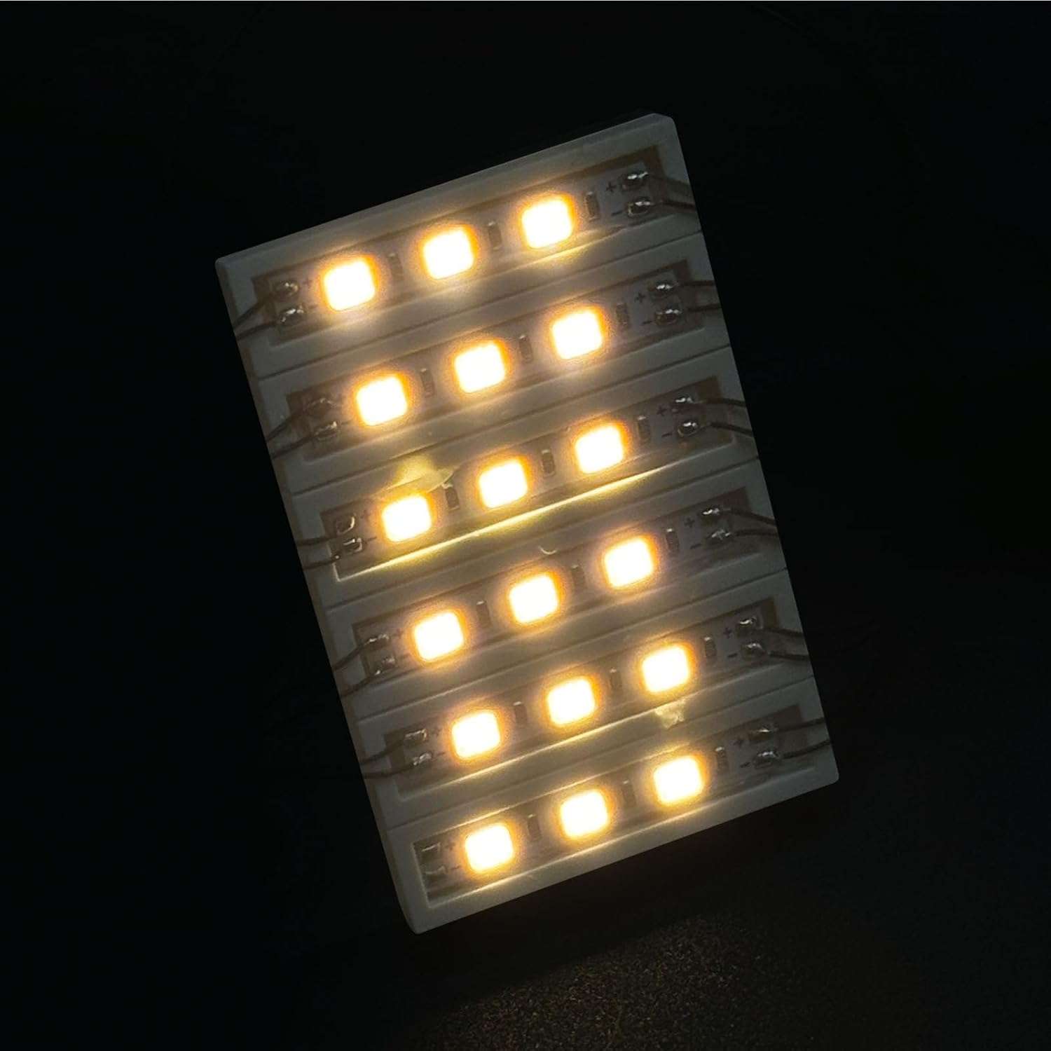 6PCS LED Brick Lighting Kit Compatible with Building Blocks, Warm White